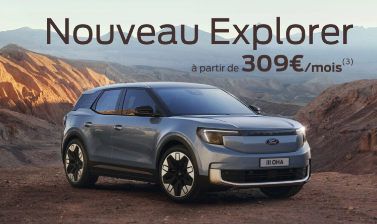 Nouveau Explorer 100% Electrique