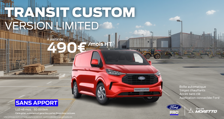 FORD TRANSIT CUSTOM LIMITED