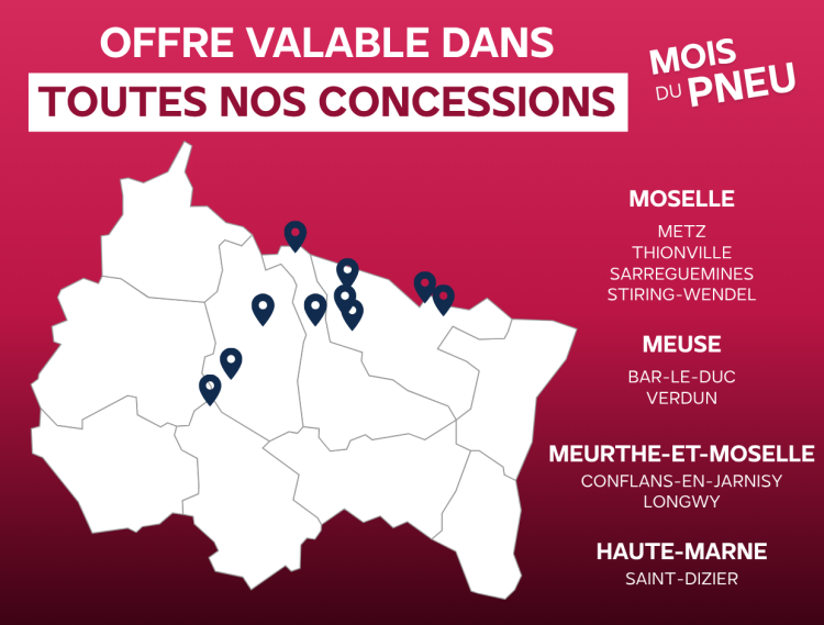 OFFRE VALABLE DANS TOUTES NOS CONCESSIONS